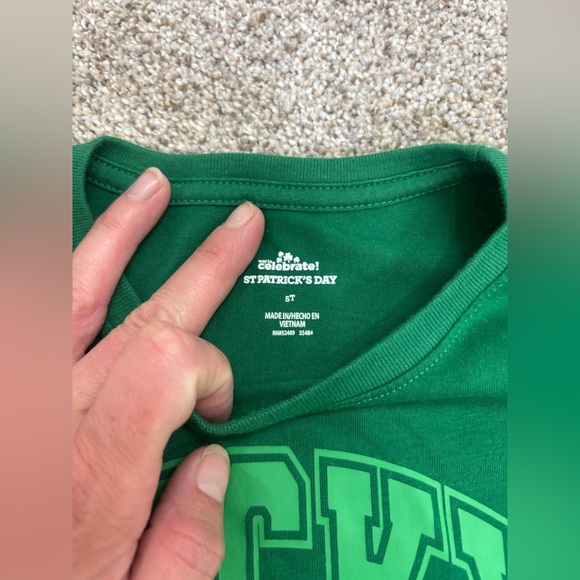 Lot of 5T St. Patrick’s Day Spider-Man clover green lucky short sleeve T shirts - Picture 4 of 6